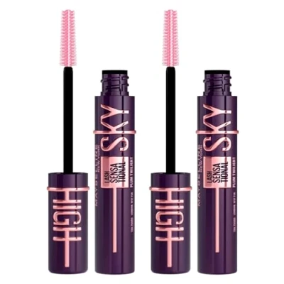 Afbeelding van Maybelline New York Sky High Lash Sensational Mascara Volumegevend en Rekbaar, Intense Geen Klonten, Flexibele Kleur Plum Twilight 2