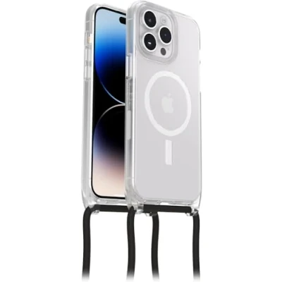 Image de OtterBox React Series Coque de protection pour téléphone portable collier compatibilité avec MagSafe clair Apple iPhone 14 Pro Max