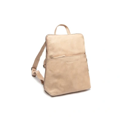 Afbeelding van The Chesterfield Brand Leren Vrije tijd Rugzak Bern Backpack Beige