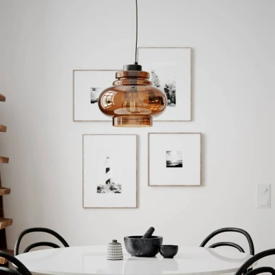 Afbeelding van By Rydéns Dolores hanglamp Ø 30 cm cognac