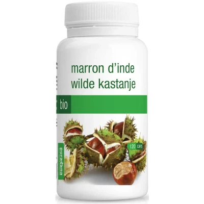 Image de Marron D&#039;Inde (120 Capsules) Retour Gratuit Sous 30 Jours Purasana