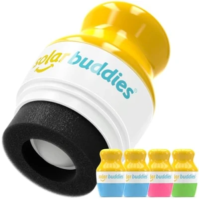 Afbeelding van Solar Buddies Quad Pack Hervulbare Roll On Spons Applicator voor Kinderen, Volwassenen, Gezinnen, Reizen, 100 ml, Reisvriendelijk Zonnebrandcrème, Zonnecrème en Lotions (BBPG)