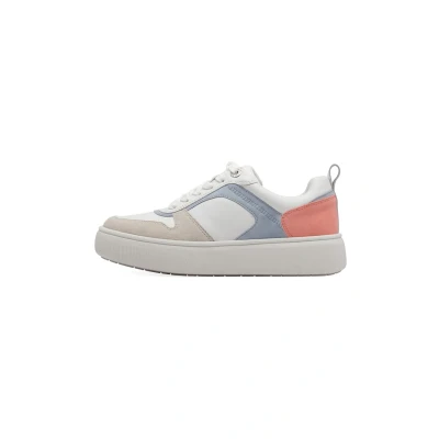 Afbeelding van Tamaris Sneakers laag, Dames, Maat: 36, Lt blue comb Leer/ synthetisch