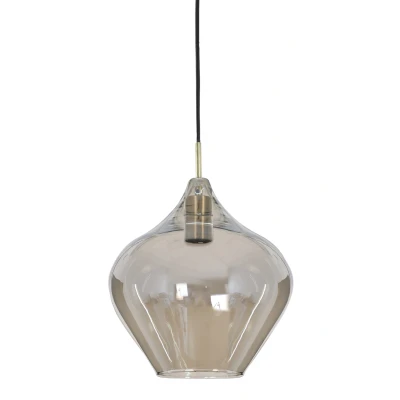 Afbeelding van Rakel hanglamp ø27cm antiek brons/smoke
