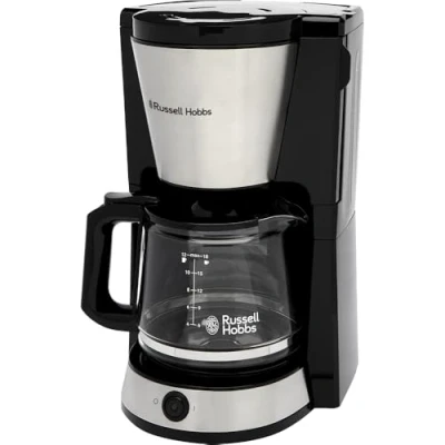 Afbeelding van Russell Hobbs Heaton glazen koffiezetapparaat, Filterkoffiezetapparaat, Wit, Zilver