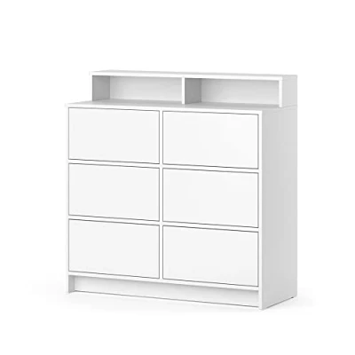 Afbeelding van Vicco Dressoir Naara, Wit, 98.6 x 100.6 cm
