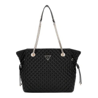 Afbeelding van GUESS Schoudertas Eco Rianee Tote Bag Black Zwart