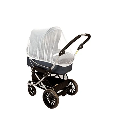 Image de moustiquaire poussette landau nacelle universelle, blanc