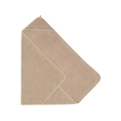 Afbeelding van Jollein Badcape Badstof 100x100cm Biscuit