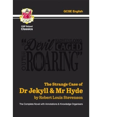 Afbeelding van CGP School Classics The Strange Case of Dr Jekyll &amp; Mr Hyde Complete Novel with Annotations Knowledge Organisers