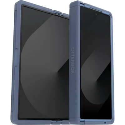 Afbeelding van OtterBox Defender XT Hoesje Geschikt voor Samsung Galaxy Z Fold 6 Back Cover Poortcovers Blauw
