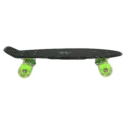 Afbeelding van Awaii 22,5&quot; Vintage Skateboard Met Licht Zwart Skateboards