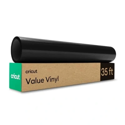 Afbeelding van Cricut Permanent vinyl, zwart (30,5 cm x 10,7 m)