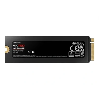 Image de Samsung 990 PRO 4 To Dissipateur Thermique PCIe 4.0 NVMe M.2 SSD