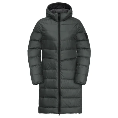 Afbeelding van Jack Wolfskin Lenauplatz Donsjas, Dames, Maat: Large, Slate green