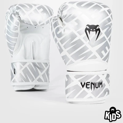 Afbeelding van Venum Contender 1.5 XT Bokshandschoenen Kids Wit Zilver 6 OZ