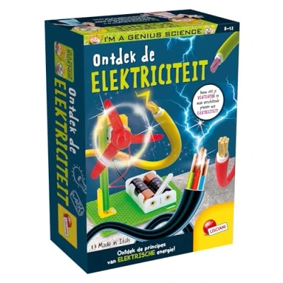 Afbeelding van LISCIANI Ik ben een genie Scienza Pocket ontdek elektrische energie bouw je eigen waaier voor kinderen vanaf 8 jaar veilige en educatieve set gemaakt in Italië