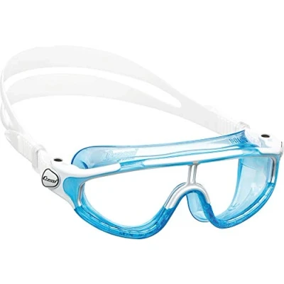 Image de Cressi Baloo Lunettes de Natation Enfant, Lime/Blanc, 2/7 Ans