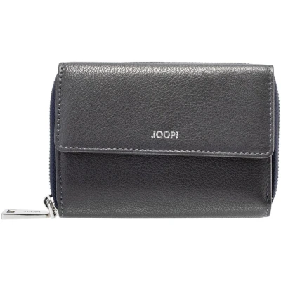 Afbeelding van JOOP! Leren Portemonnee Lantea Martha Purse Castlerock Donkergrijs