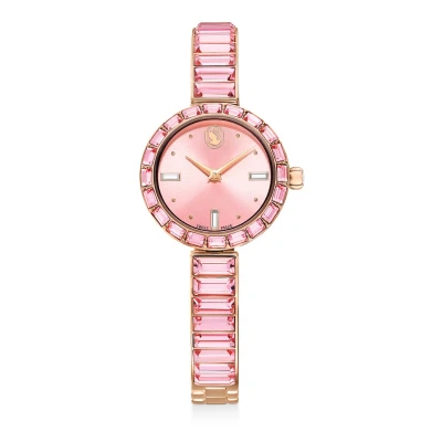 Afbeelding van Swarovski dames Matrix horloge met kristal 5679890 in de kleur Roze