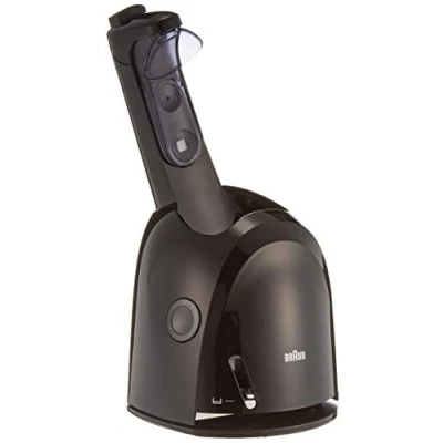Afbeelding van Braun 81314663 Reinigingsset scheerapparaat lader &amp; reiniging app. zwart SERIES3 4