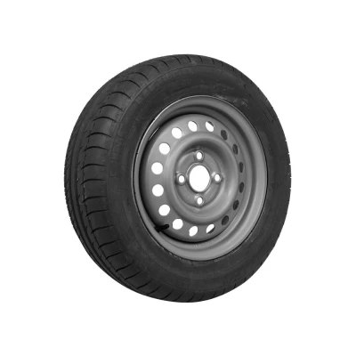 Afbeelding van Compleet aanhanger wiel 185/65R14 steek 4x100 coverband