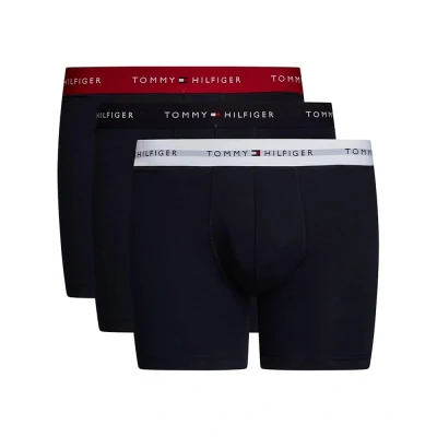 Afbeelding van Tommy Hilfiger Trunk 3 PACK Onderbroeken, Heren, Maat: Large, Primary red/white/desert sky