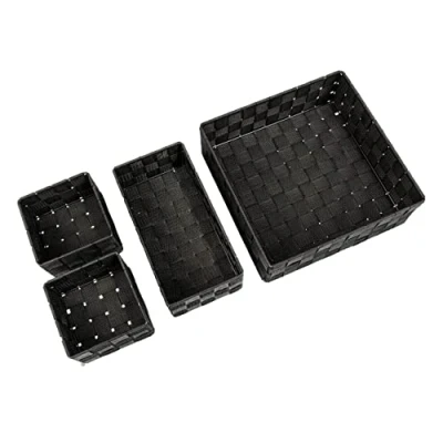 Afbeelding van Set van badkamermanden ADRIA, 4 cosmetica organizers, WENKO