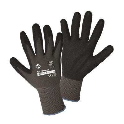 Afbeelding van L+D worky FOAM SANDY 1160 10 Nylon Werkhandschoen Maat (handschoen): 10, XL Cat II 1 paar