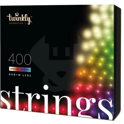 Afbeelding van Twinkly kerstverlichting 34.5 meter (400 LEDs, Wifi, Timer, RGB+Wit, Binnen/Buiten)
