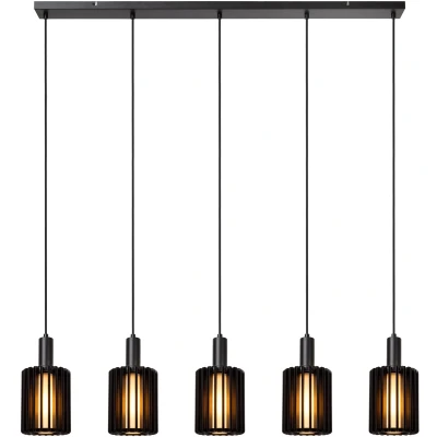 Afbeelding van Lucide LAMBRES Hanglamp Zwart