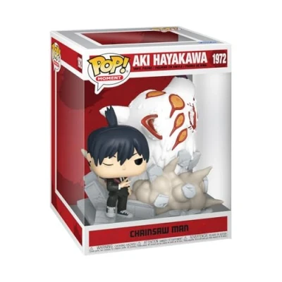 Afbeelding van Funko Pop ! Moment : Chainsaw Man Aki Hayakawa (Fox Devil) Figurine en vinyle de collection Idée cadeau Produit officiel Jouets pour enfants et adultes Anime Fans