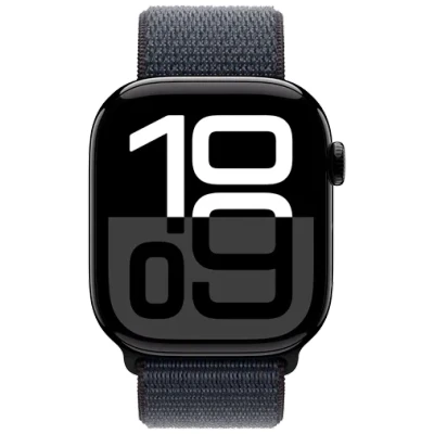 Image de Apple Watch Series 10 46 mm Noir Boucle Sport