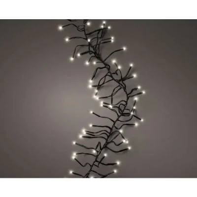 Afbeelding van Lumineo Kerst Led Cluster Lights 2800cm 3000l Zwart Warm Wit