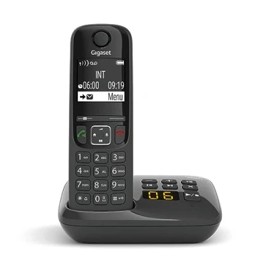 Afbeelding van Gigaset AS690A Analoge /DECT telefoon Zwart Nummerherkenning