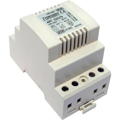 Afbeelding van Comatec TBD202012P DIN rail netvoeding 12 V/AC 1.67 A 20 VA Inhoud: 1 stuk(s)