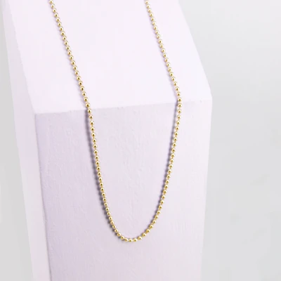 Image de Ponytail&amp;Co Collier avec des boules Or 42cm