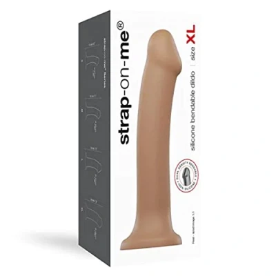 Afbeelding van Dual Density Dildo größe XL Caramel