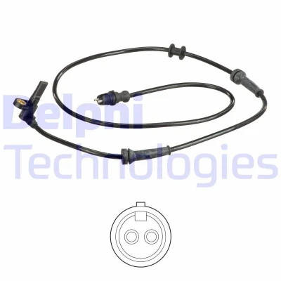 Afbeelding van DELPHI SS20576 ABS sensor Actieve 1080