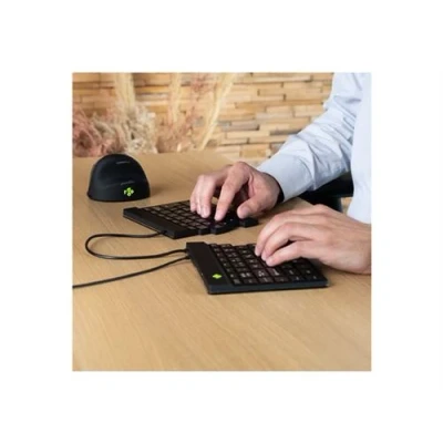 Image de R Go Split Clavier Ergonomique QWERTZ (DE) noir filaire USB Allemand