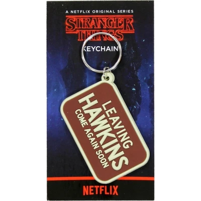 Afbeelding van Stranger Things Leaving Hawkins Sleutelhanger Officiële Merchandise