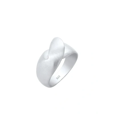 Afbeelding van Elli Wellen Knoten Ring, Dames, Maat: 54, Silver