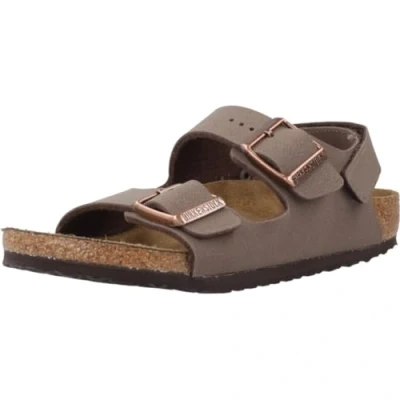 Afbeelding van Birkenstock Milano Unisex Sandalen voor kinderen, Maat: 29, Mocca Hoogwaardig imitatieleer