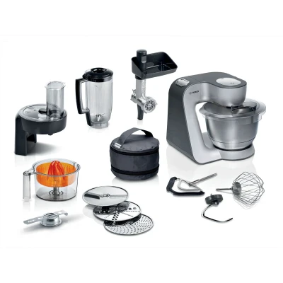 Afbeelding van Bosch MUM5 MUM5935B Keukenmachine 1000W 3,9L Donker zilver