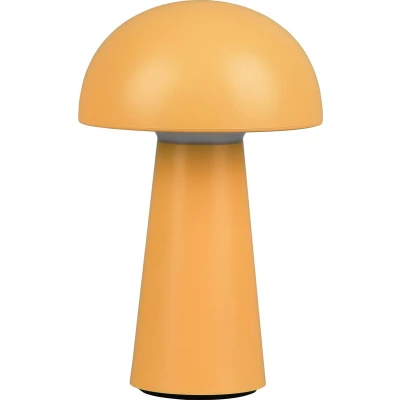 Afbeelding van REALITY LENNON Tafellamp Oker geel incl. 1x SMD 2W Oplaadbare Buitenlamp Dimbaar Buitenverlichting IP44
