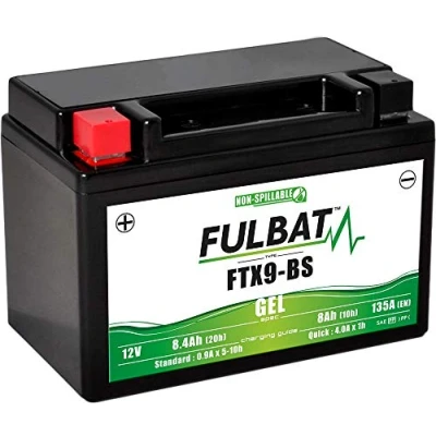 Afbeelding van Fulbat Accu YTX9 BS Gel 12V 8Ah (Onderhoudsvrij)