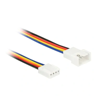 Afbeelding van Aansluitkabel PC ventilator [1x ventilatorstekker 4 polig 1x ventilatorbus polig] 0.30 m Bont Delock