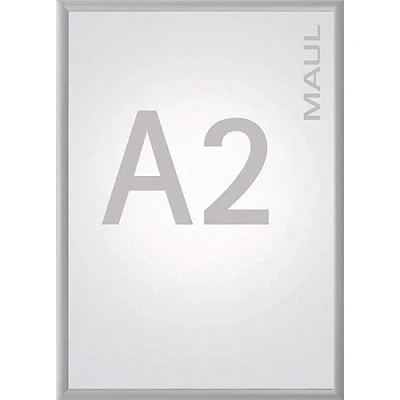 Afbeelding van MAUL clicklijst standaard, lijst 25mm A2, zilverkleurig posterframe