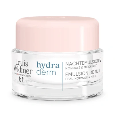 Afbeelding van Louis Widmer Hydraderm Nachtemulsie Licht Geparfumeerd Crème 50ml