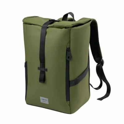 Afbeelding van CabinMax Iseo Rolltop Rugzak Reistas 20L Ryanair Handbagage 40X20X25 cm Schooltas Khaki